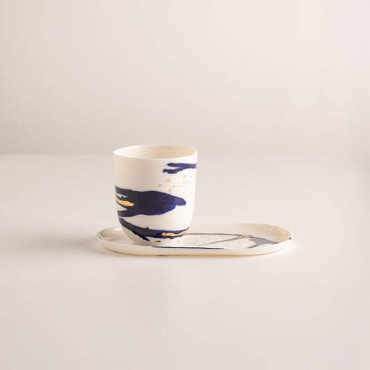 Atlantic Light / 200ml cup with tray