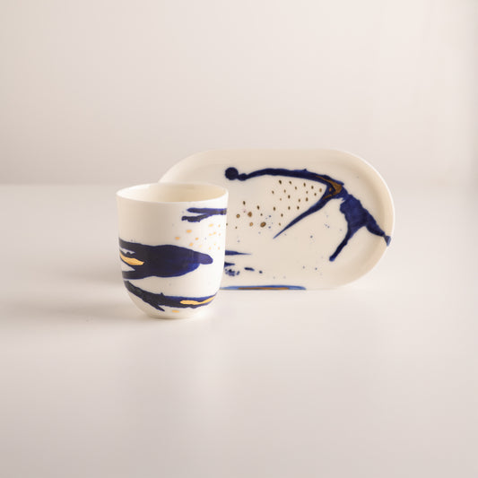 Atlantic Light / 200ml cup with tray