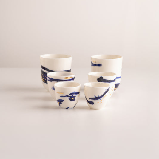 Atlantic Light / Set of six rakia cups