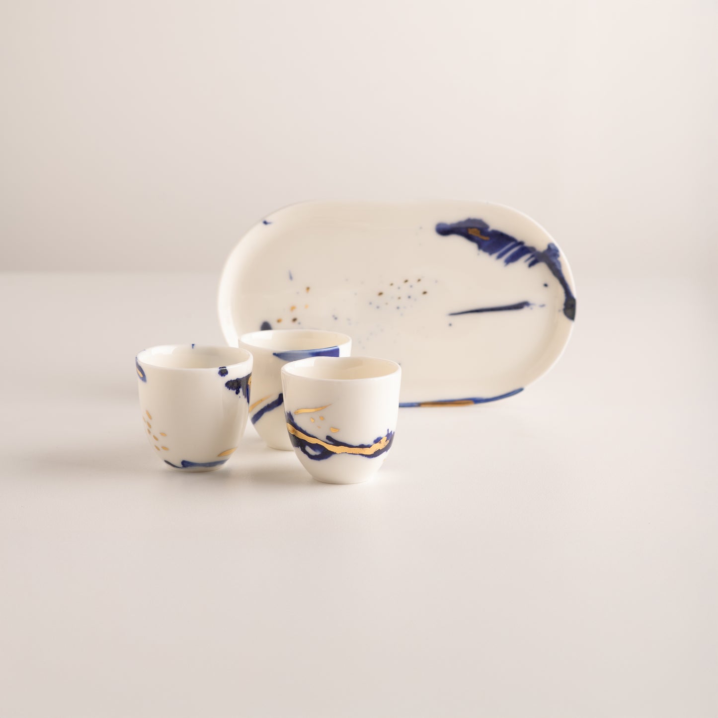 Atlantic Light / Set of two rakia cups