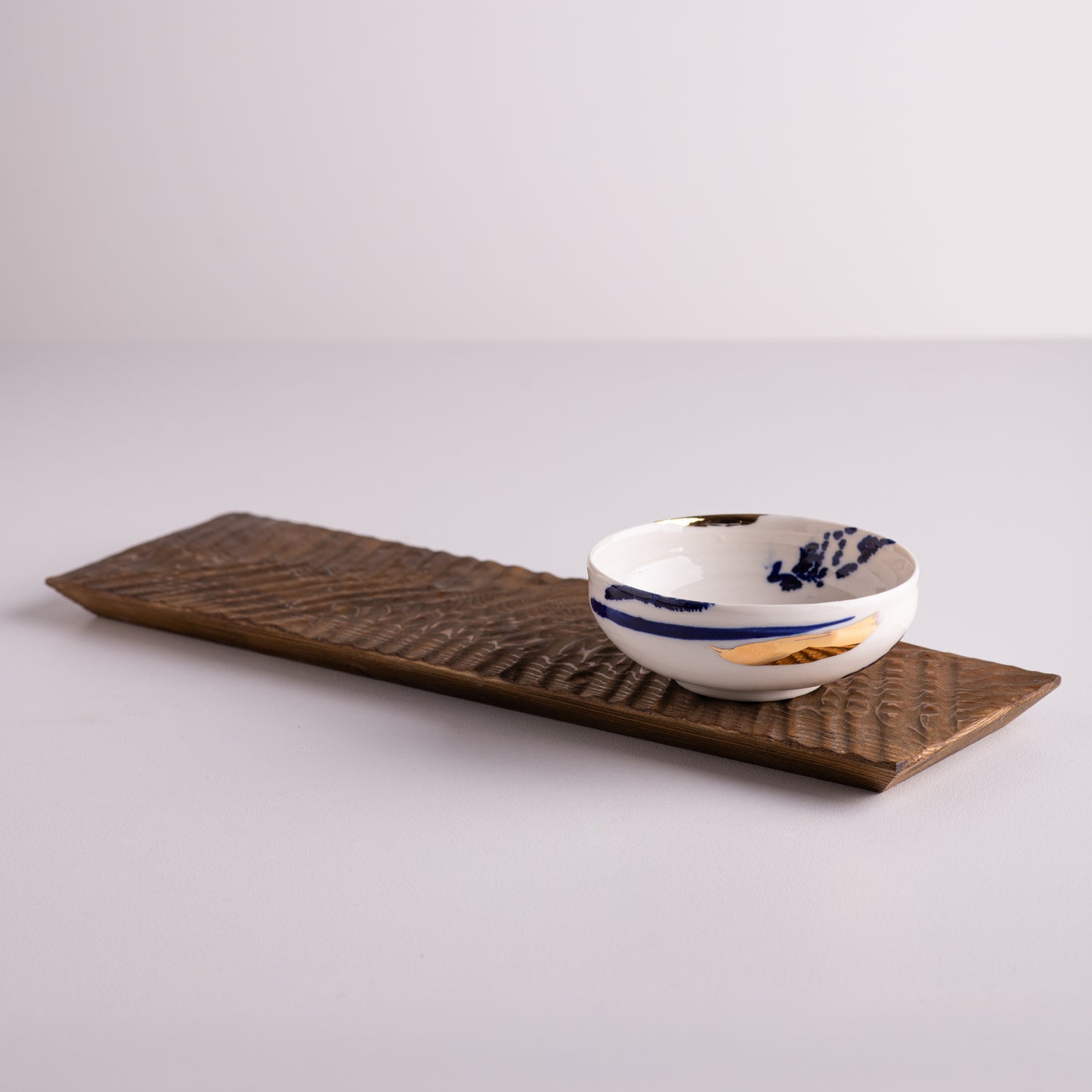 Atlantic sushi set with wooden plate