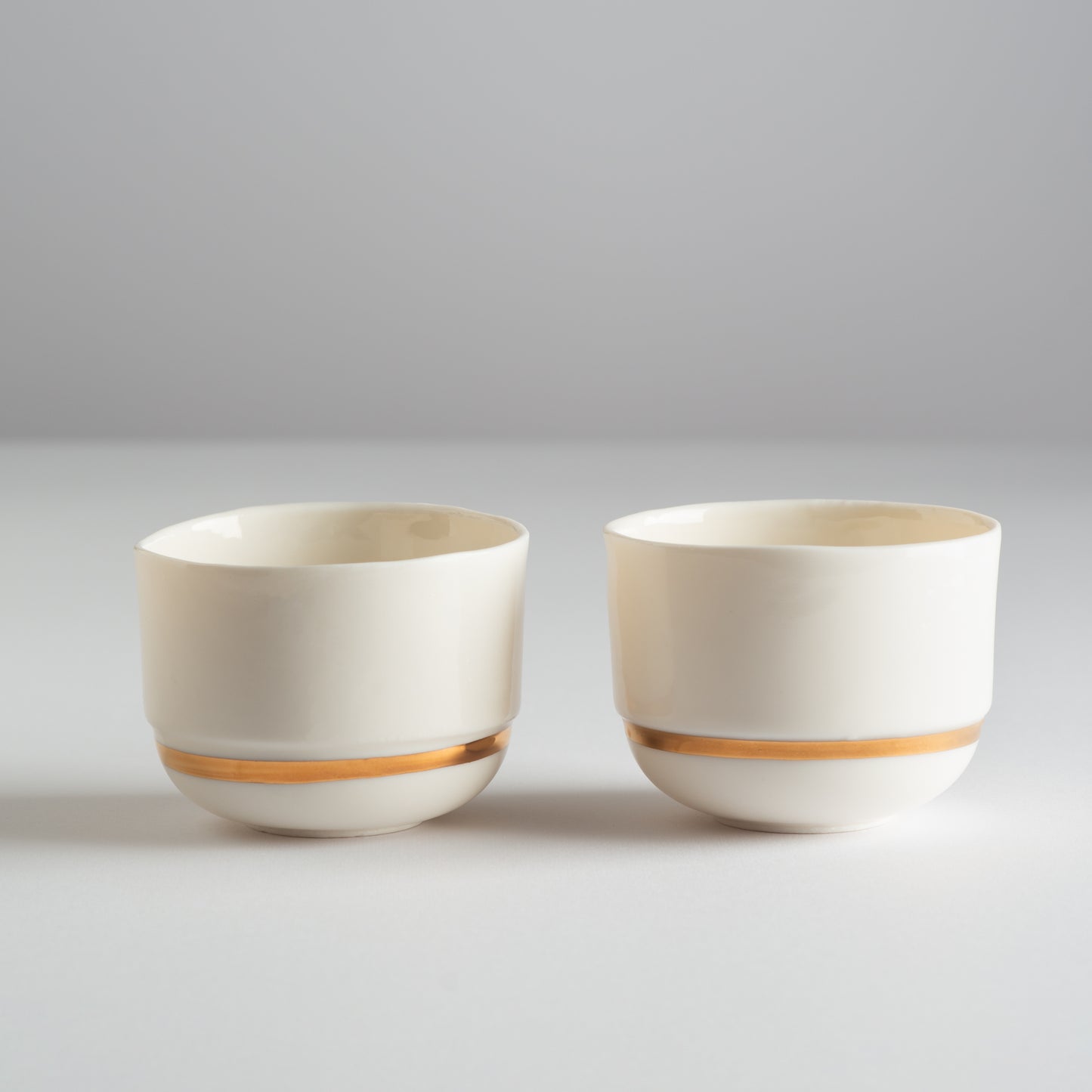 Dve 150ml Lina šolje od prozirnog porcelana