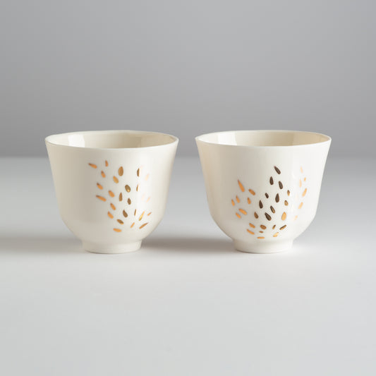 Set of two translucent Kulma 200ml cups