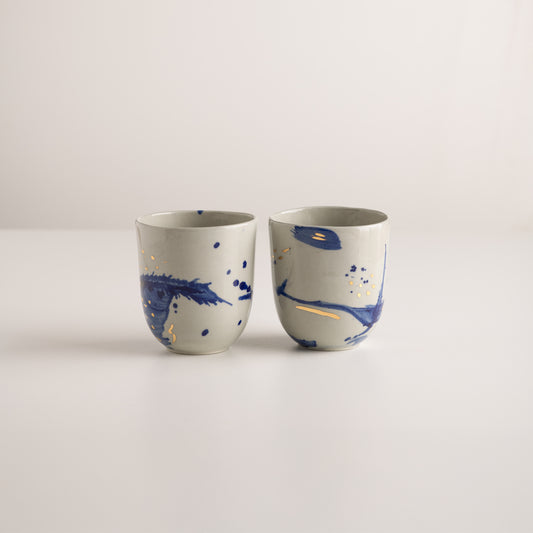 Atlantic Storm / Set of two 200ml cups