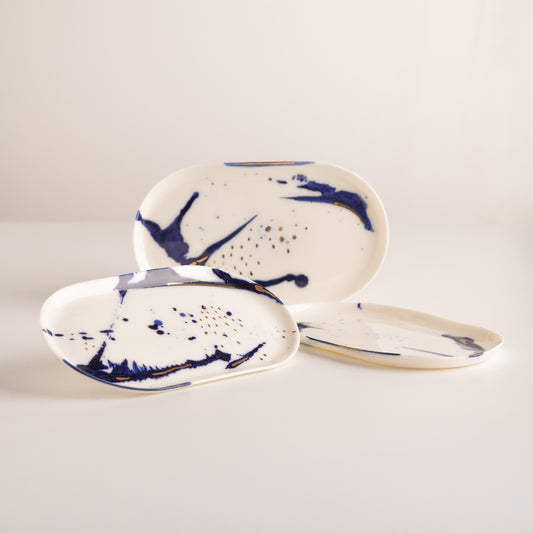 Atlantic Light / Set of two 200ml cups with tray