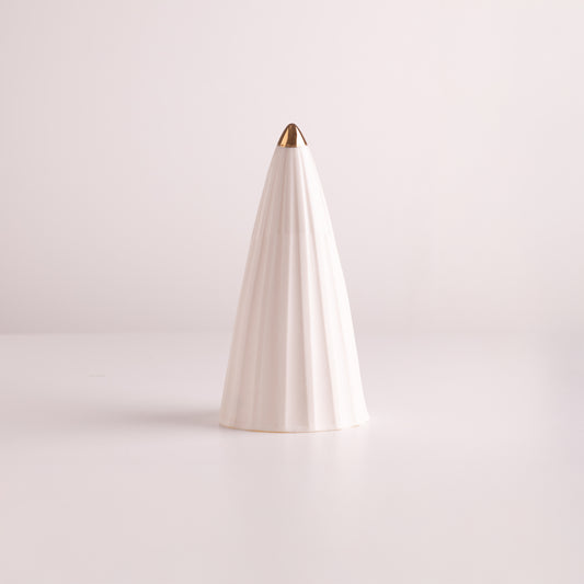 Veliki porcelanski beli ukras