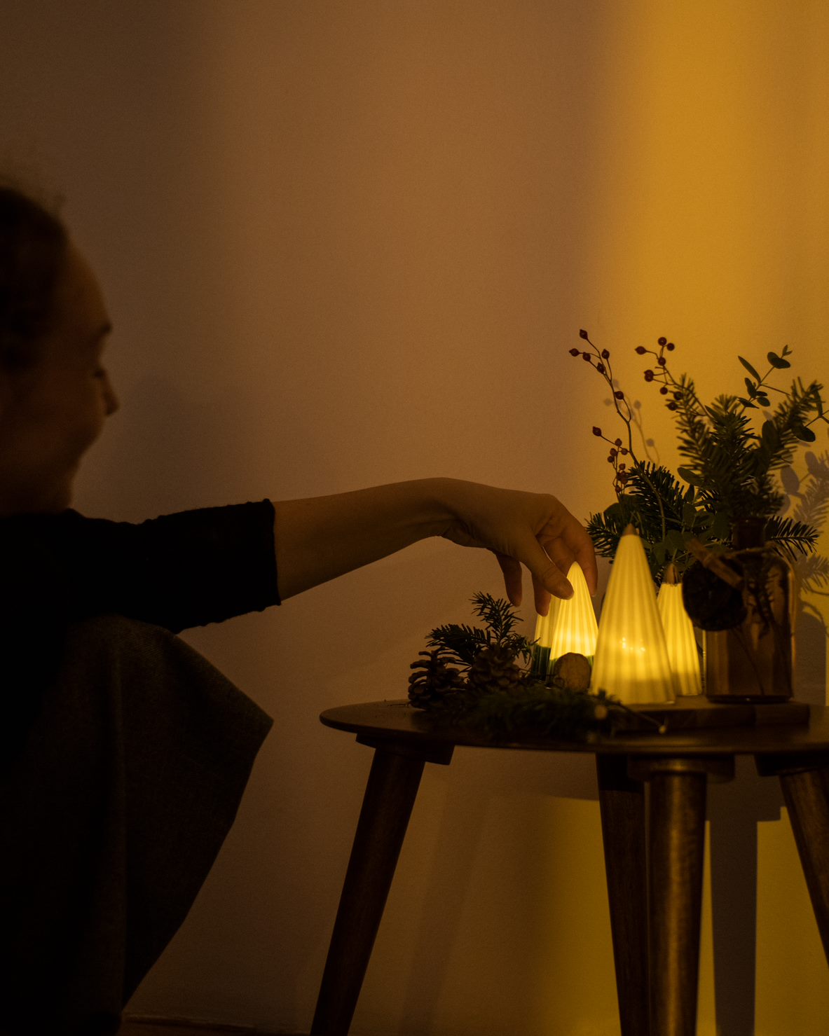 Veliki porcelanski ukras decembarska edicija