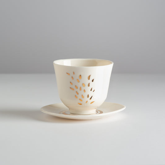 Kulma šolja 200ml od prozirnog porcelana