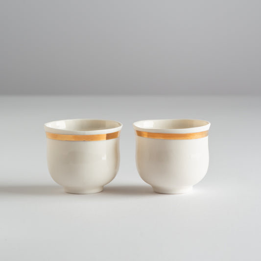 Dve Kamelije 80ml od prozirnog porcelana