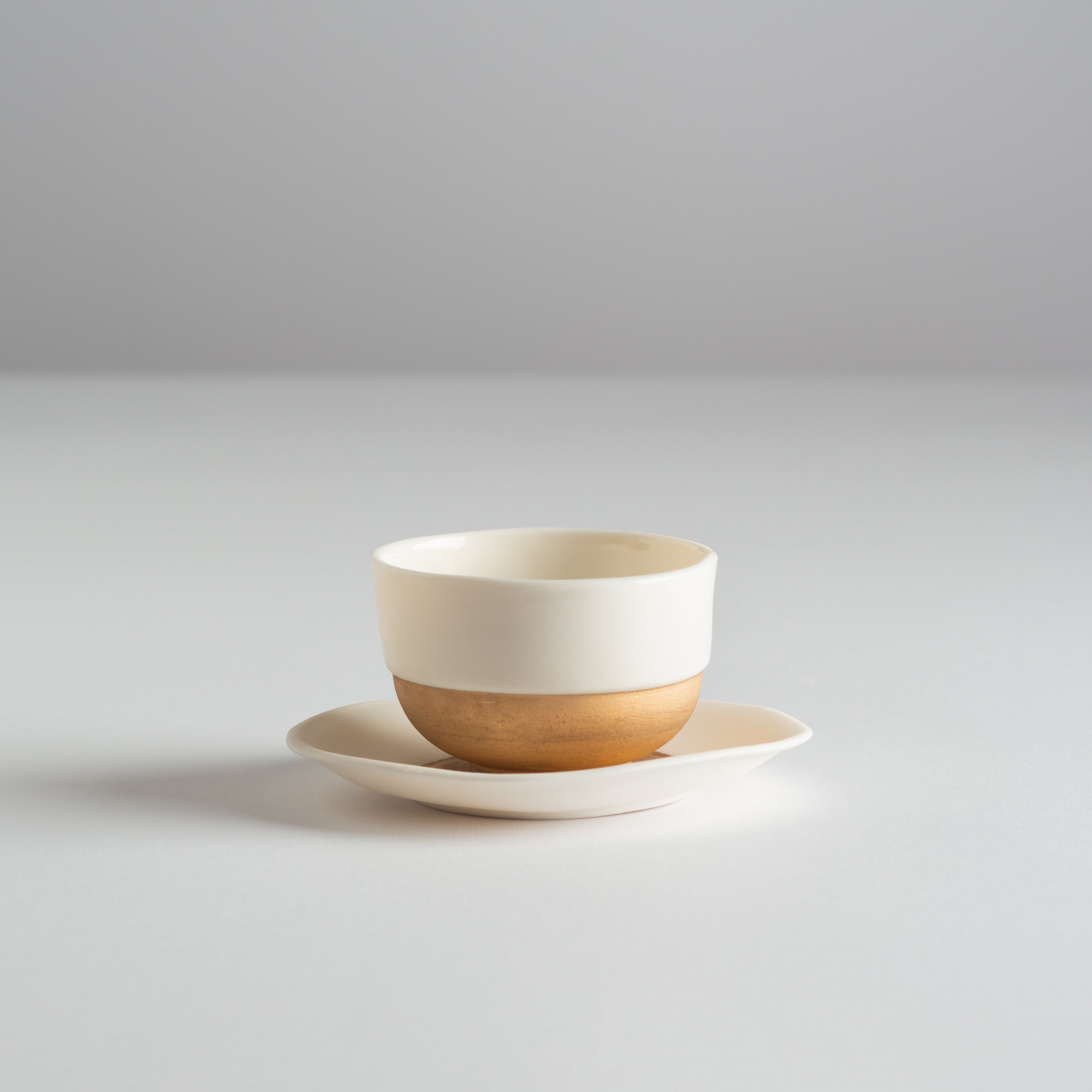 Translucent Lina 50ml cup with saucer