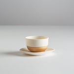 Load image into Gallery viewer, Translucent Lina 50ml cup with saucer
