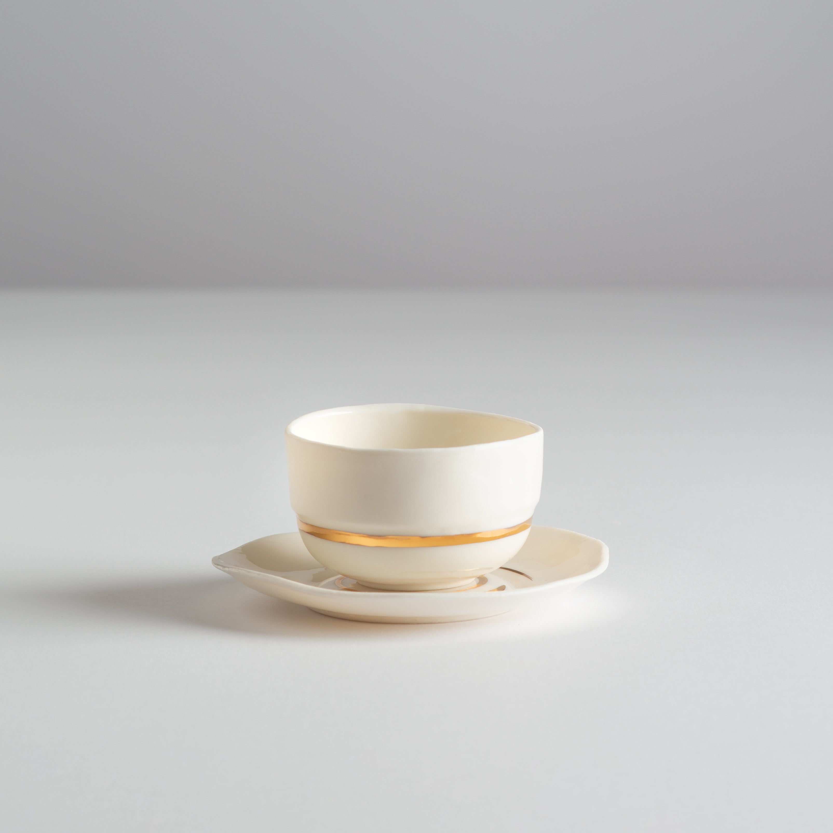 Translucent Lina 50ml cup with saucer