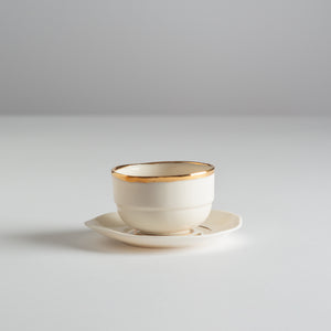 Translucent Lina 50ml cup with saucer