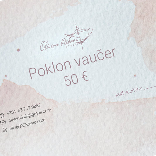 Poklon vaučer 50