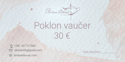 Poklon vaučer 30